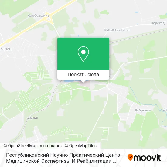 Карта Республиканский Научно-Практический Центр Медицинской Экспертизы И Реабилитации