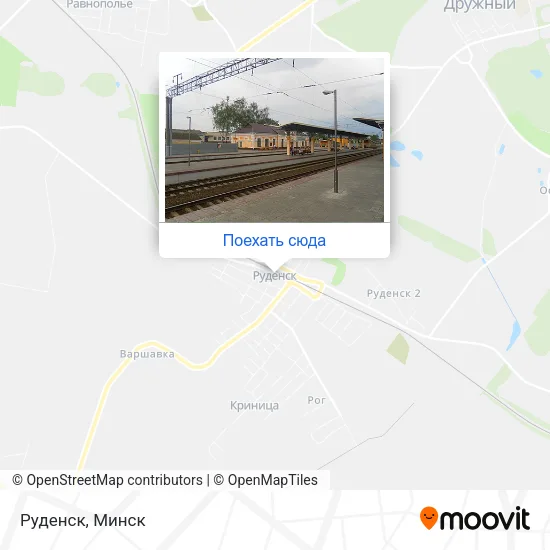 Карта Руденск