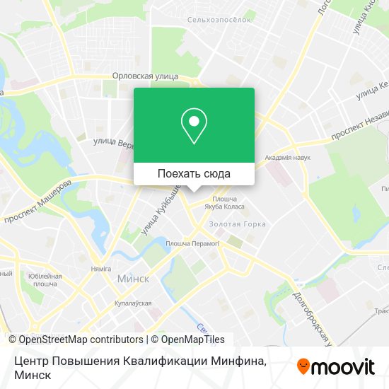 Карта Центр Повышения Квалификации Минфина