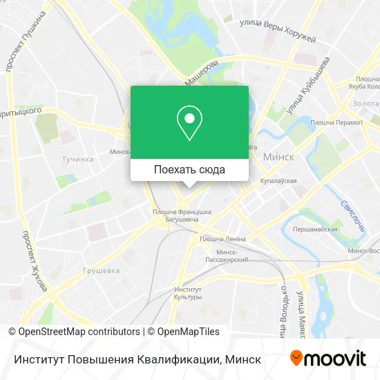 Карта Институт Повышения Квалификации