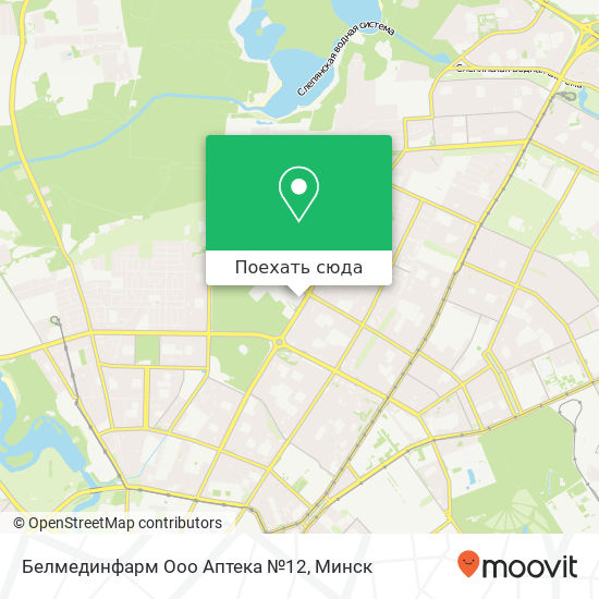 Карта Белмединфарм Ооо Аптека №12