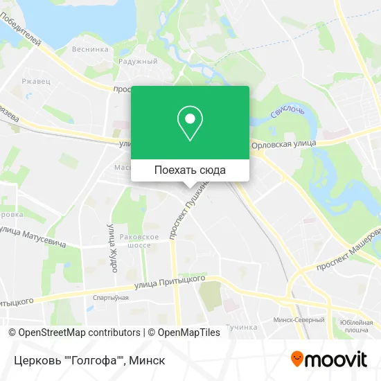 Карта Церковь ""Голгофа""