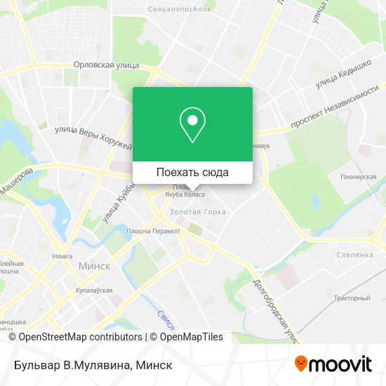 Карта Бульвар В.Мулявина