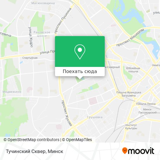 Карта Тучинский Сквер