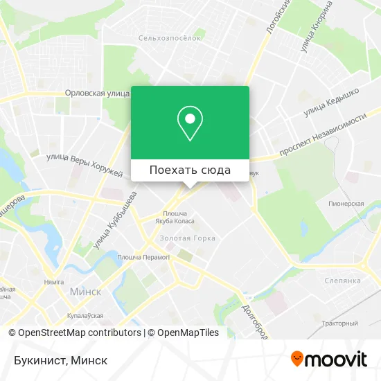 Карта Букинист