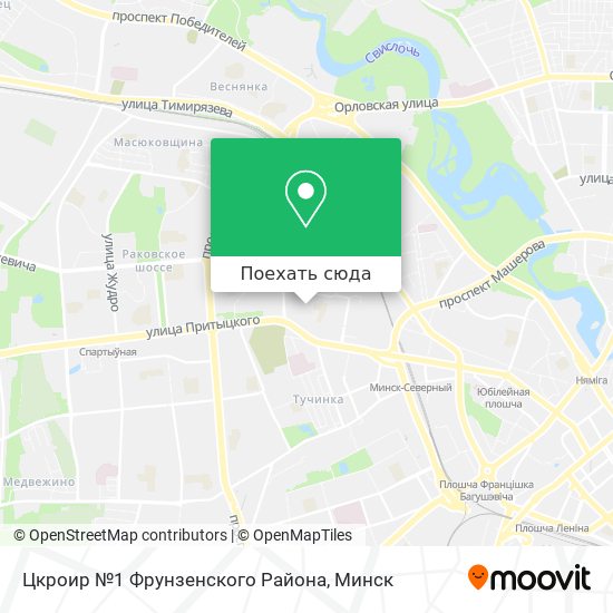 Карта Цкроир №1 Фрунзенского Района