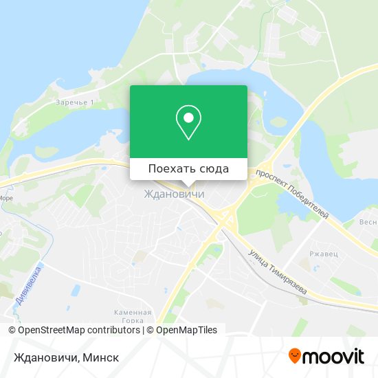 Карта Ждановичи