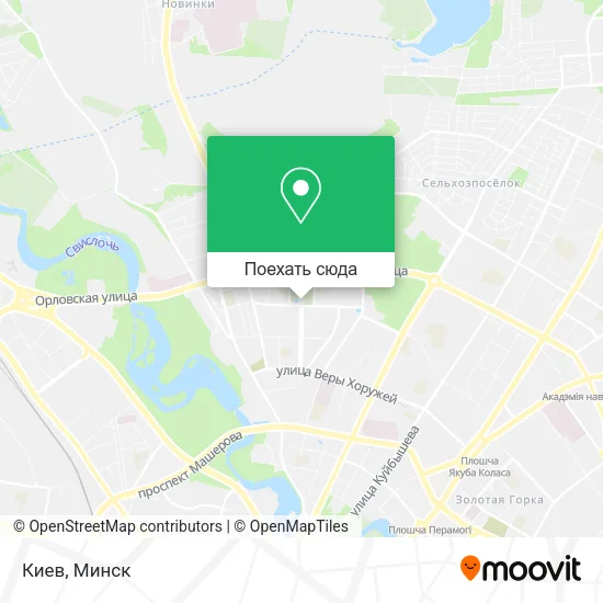 Карта Киев