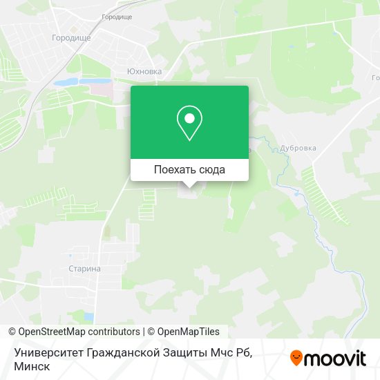 Карта Университет Гражданской Защиты Мчс Рб