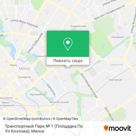 Карта Транспортный Парк № 1 (Площадка По Ул.Козлова)