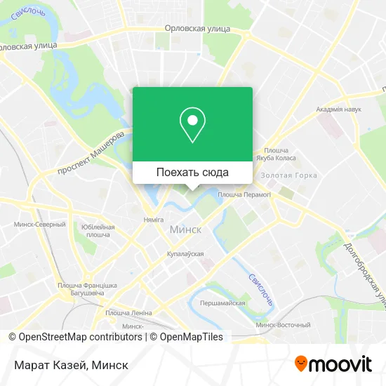 Карта Марат Казей