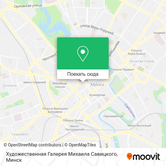 Карта Художественная Галерея Михаила Савицкого