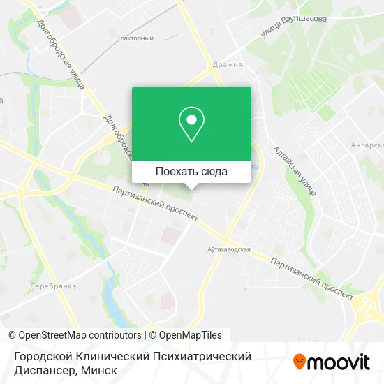 Карта Городской Клинический Психиатрический Диспансер