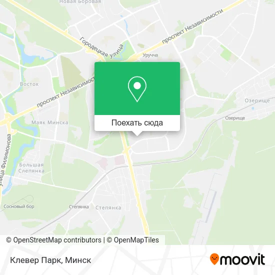 Карта Клевер Парк