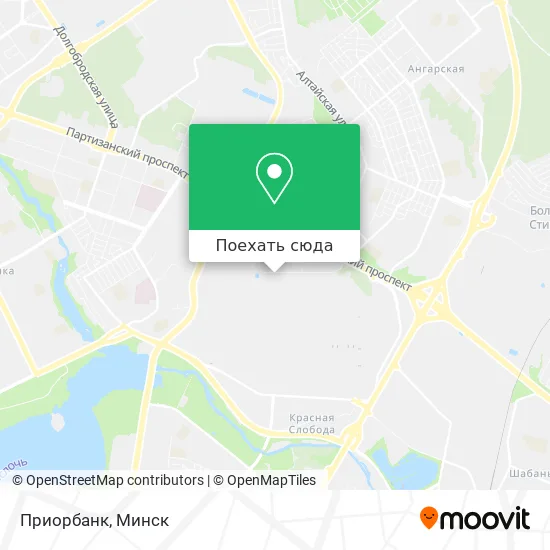 Карта Приорбанк