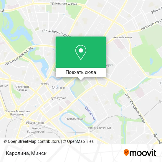 Карта Каролина