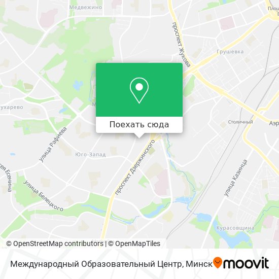 Карта Международный Образовательный Центр