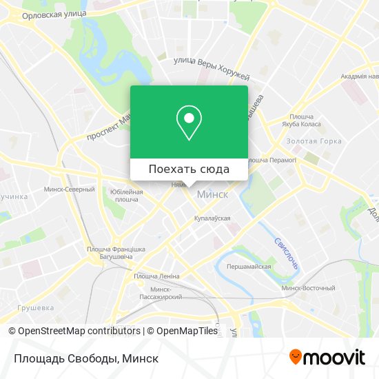Карта Площадь Свободы
