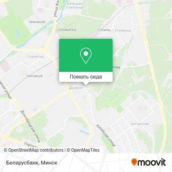 Карта Беларусбанк