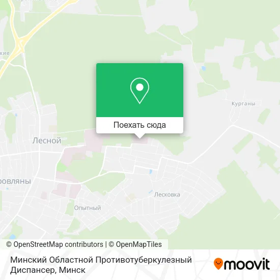Карта Минский Областной Противотуберкулезный Диспансер