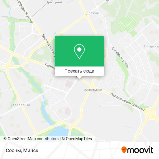 Карта Сосны