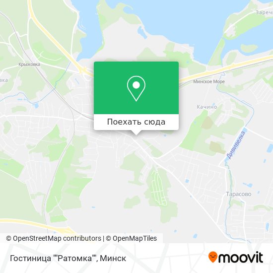 Карта Гостиница ""Ратомка""