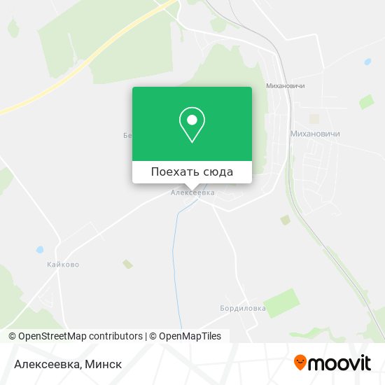 Карта Алексеевка