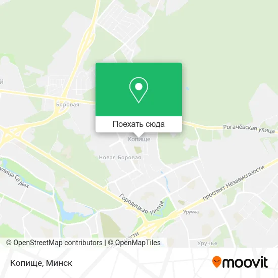 Карта Копище