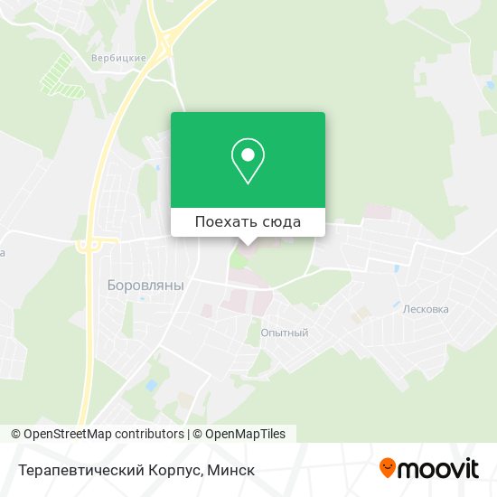 Карта Терапевтический Корпус