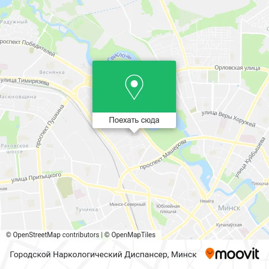 Карта Городской Наркологический Диспансер