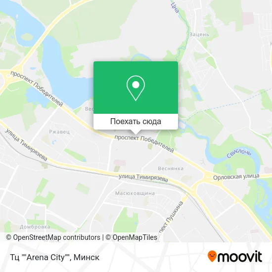 Карта Тц ""Arena City""