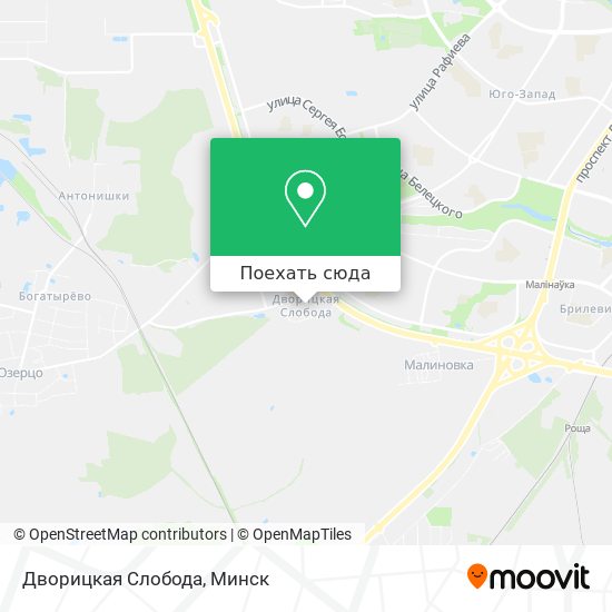 Карта Дворицкая Слобода
