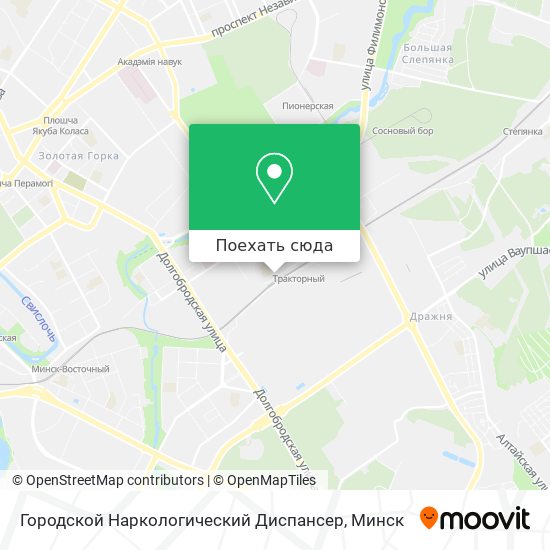 Карта Городской Наркологический Диспансер