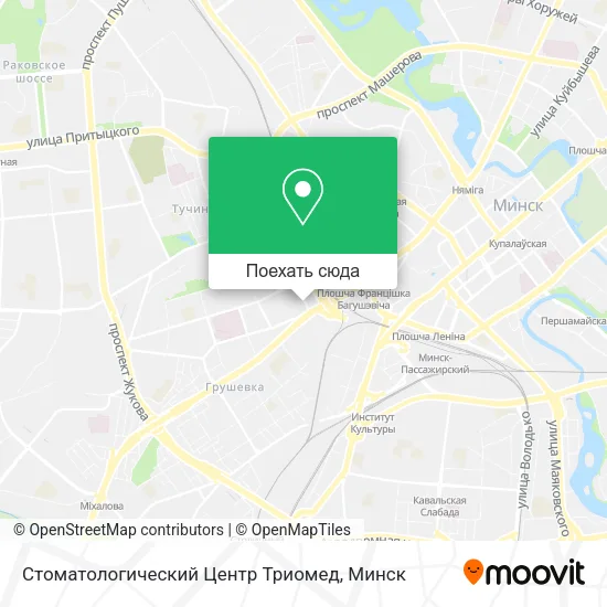 Карта Стоматологический Центр Триомед