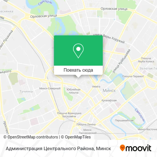 Карта Администрация Центрального Района