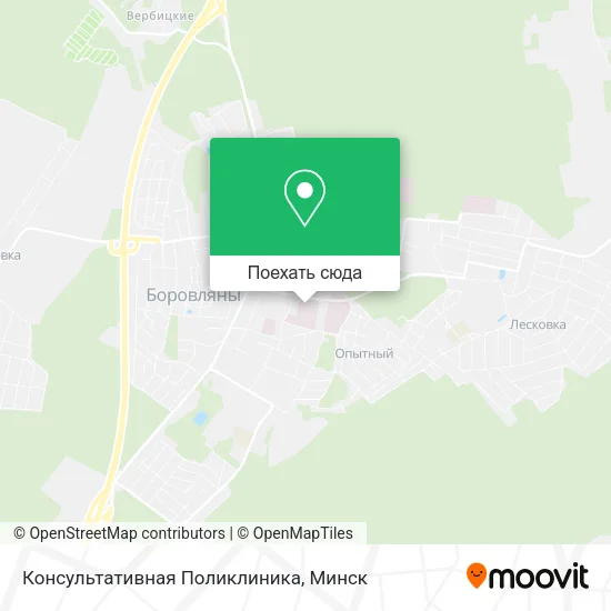 Карта Консультативная Поликлиника