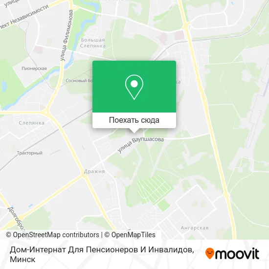 Карта Дом-Интернат Для Пенсионеров И Инвалидов