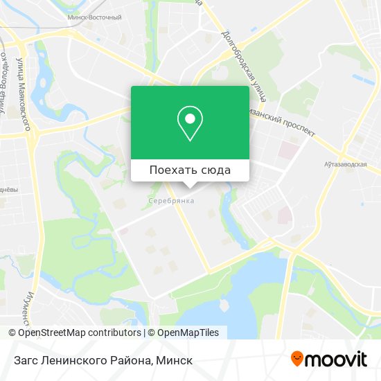 Карта Загс Ленинского Района