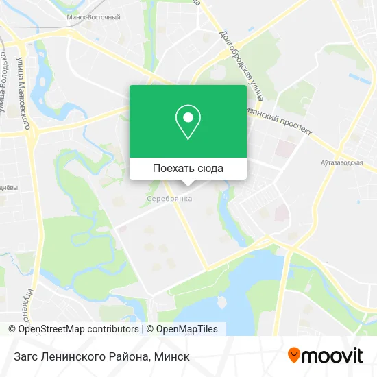 Карта Загс Ленинского Района
