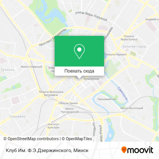 Карта Клуб Им. Ф.Э.Дзержинского
