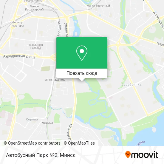 Карта Автобусный Парк №2