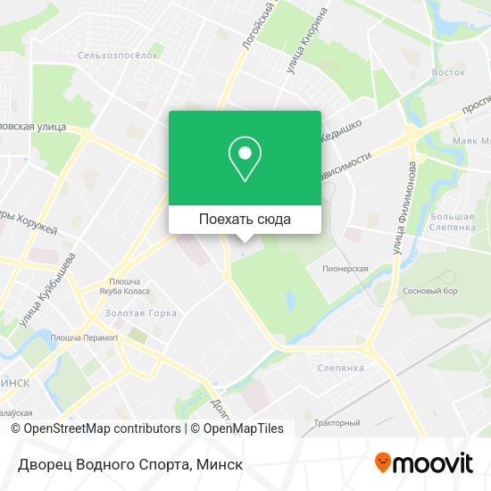 Карта Дворец Водного Спорта
