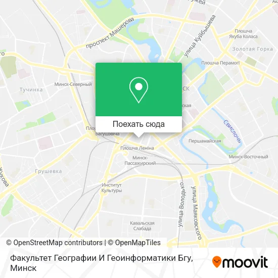 Карта Факультет Географии И Геоинформатики Бгу