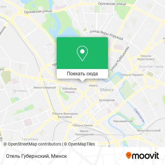 Карта Отель Губернский