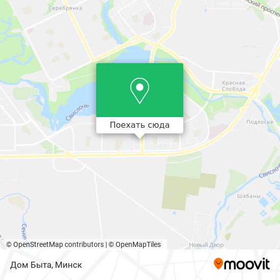 Карта Дом Быта