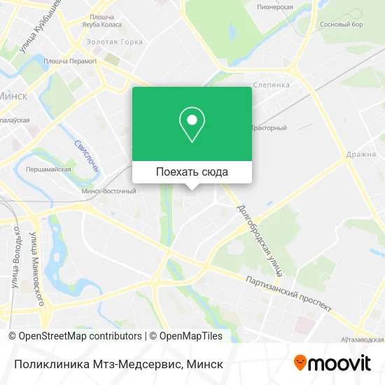 Карта Поликлиника Мтз-Медсервис