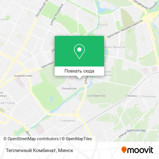 Карта Тепличный Комбинат