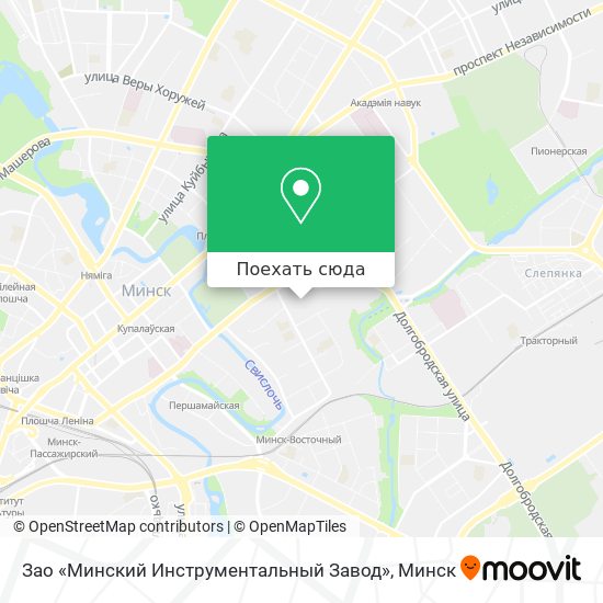 Карта Зао «Минский Инструментальный Завод»