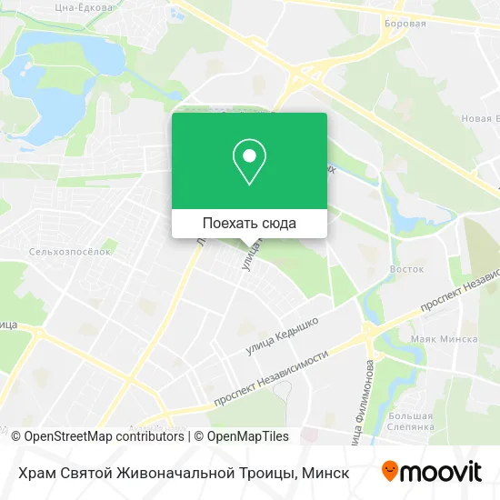 Карта Храм Святой Живоначальной Троицы