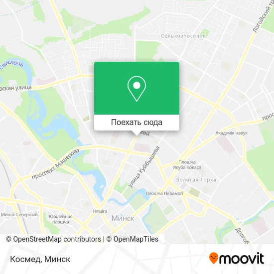 Карта Космед